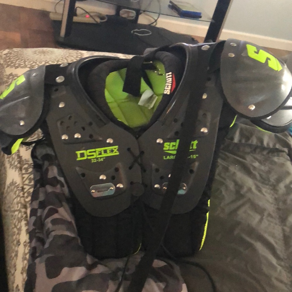 Football shoulder pads